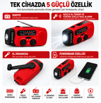 Çok Amaçlı Acil Deprem Radyosu